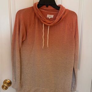 Women's Gradient Cowl Neck Sweater